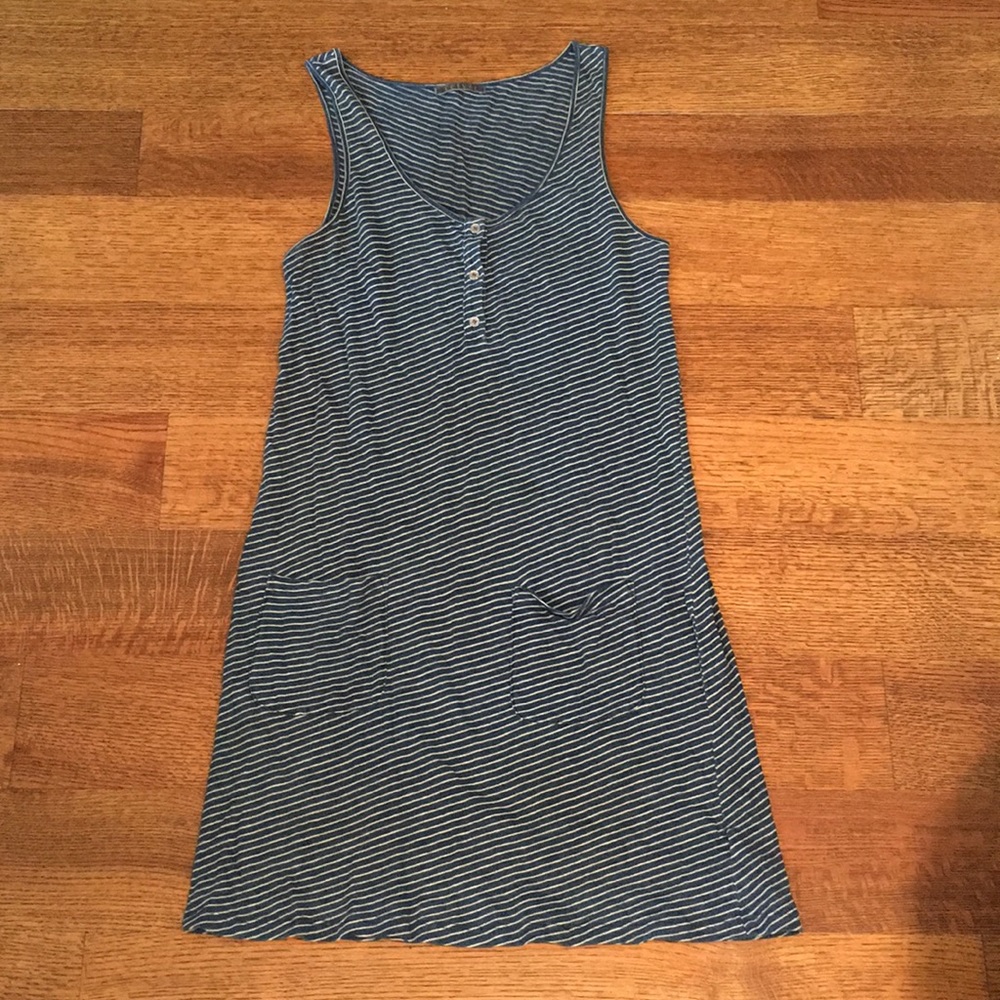 Navy & Cream Dress by Velvet